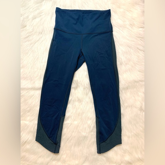 Lululemon Womens Ready Set Go Crop 21" Submarine - Picture 4 of 7